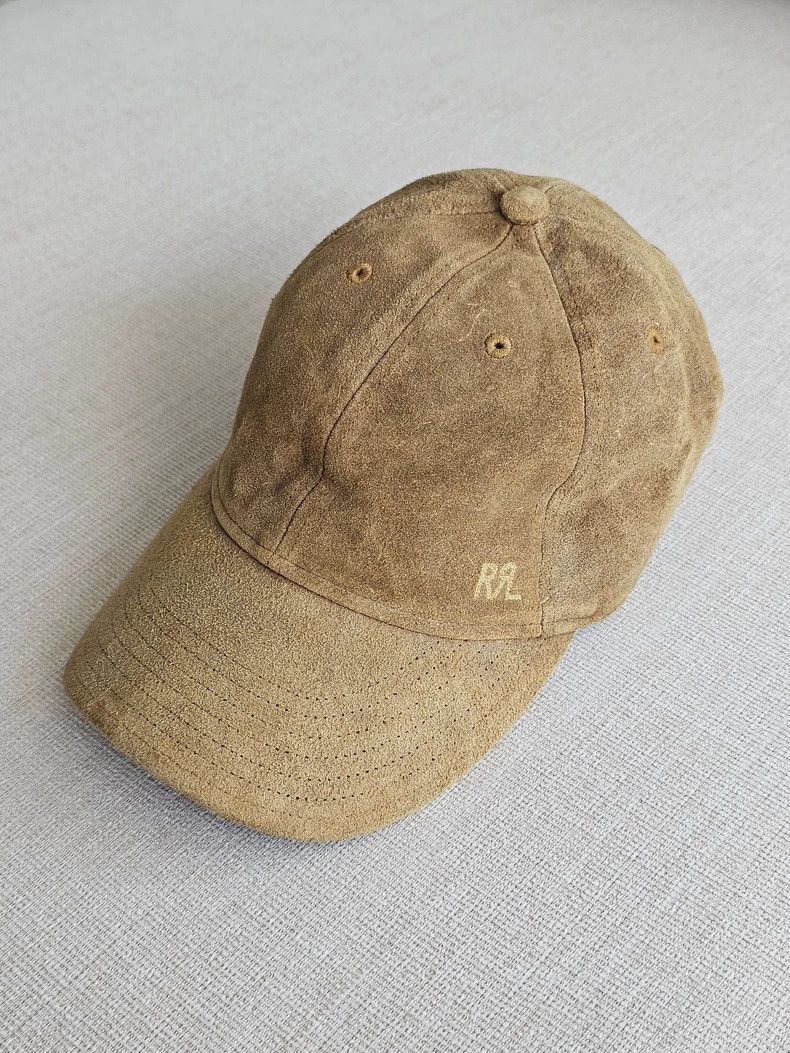 RRL Ralph Lauren RRL Ralph Lauren Vintage vintage suede baseball cap Size ONE SIZE - 2 Thumbnail