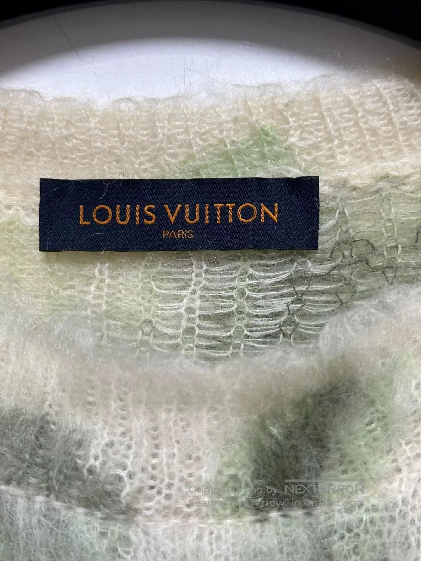 Louis Vuitton Louis Vuitton White Gray Mohair Logo Sweater. Size US M / EU 48-50 / 2 - 4 Thumbnail