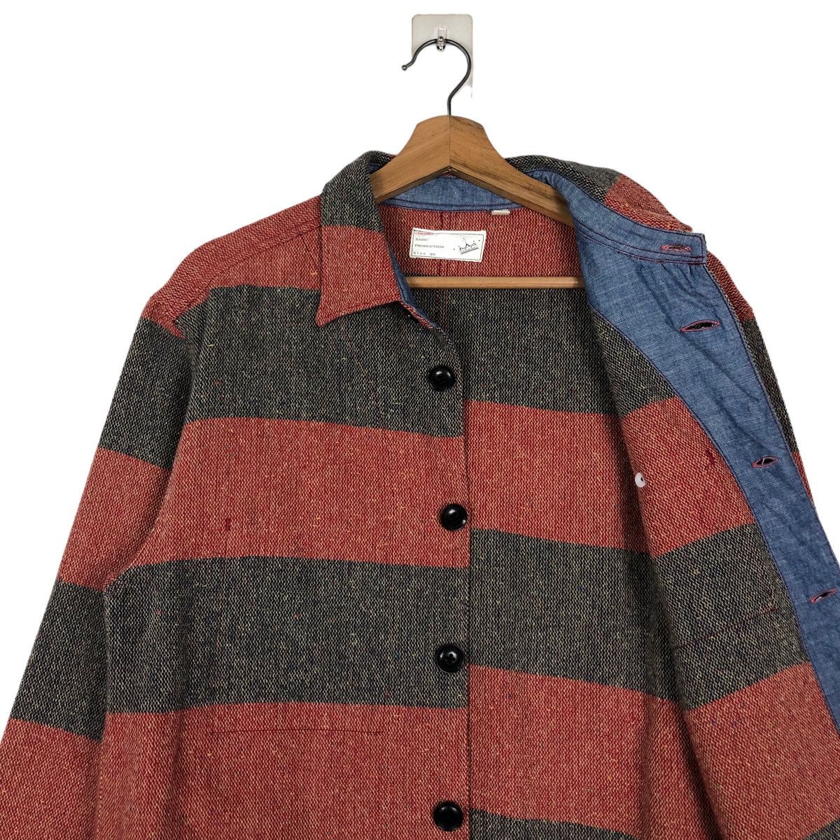 45rpm 🔥Vintage Chore Hickory Jacket Choloro Japan Made Size US M / EU 48-50 / 2 - 12 Thumbnail