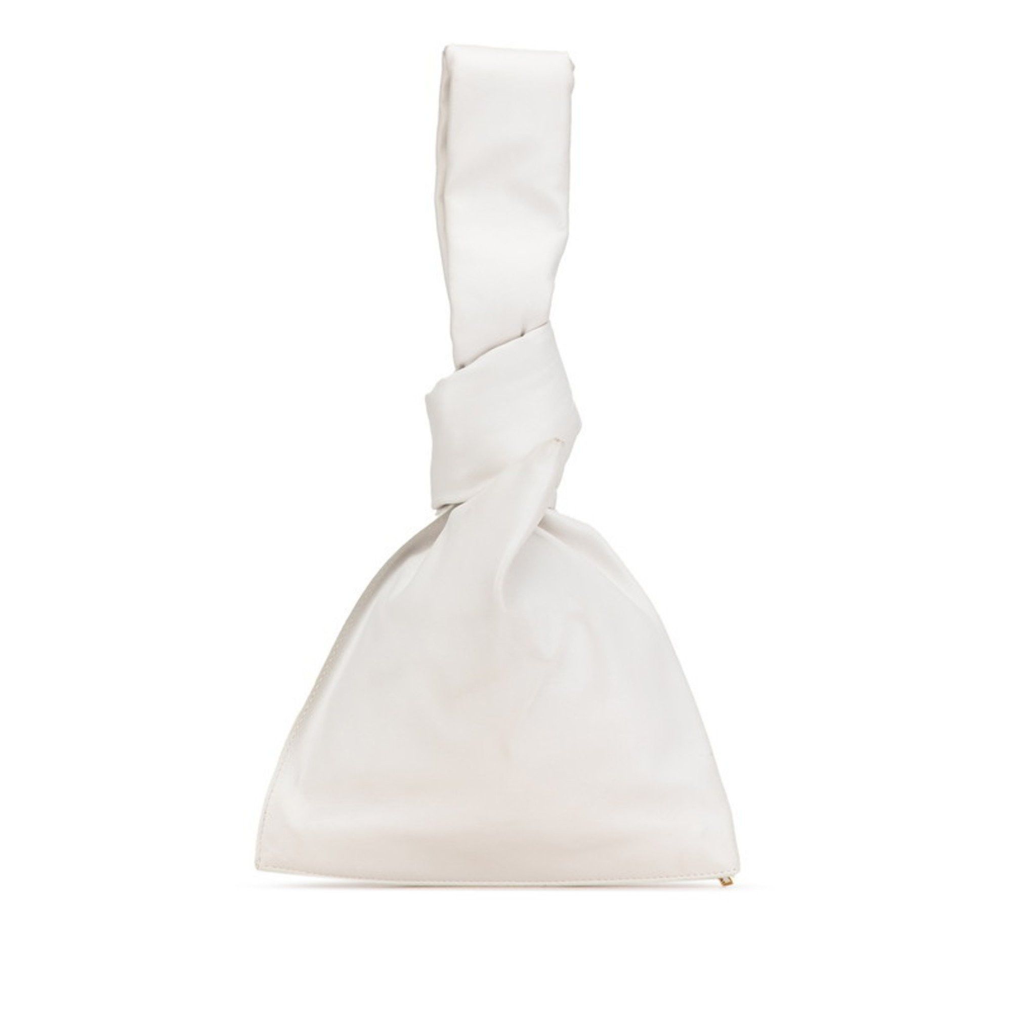 Bottega Veneta Bottega Veneta Miniza Twist Handbag 652001 White Leather Women's BOTTEGAVENETA Size ONE SIZE - 1 Thumbnail