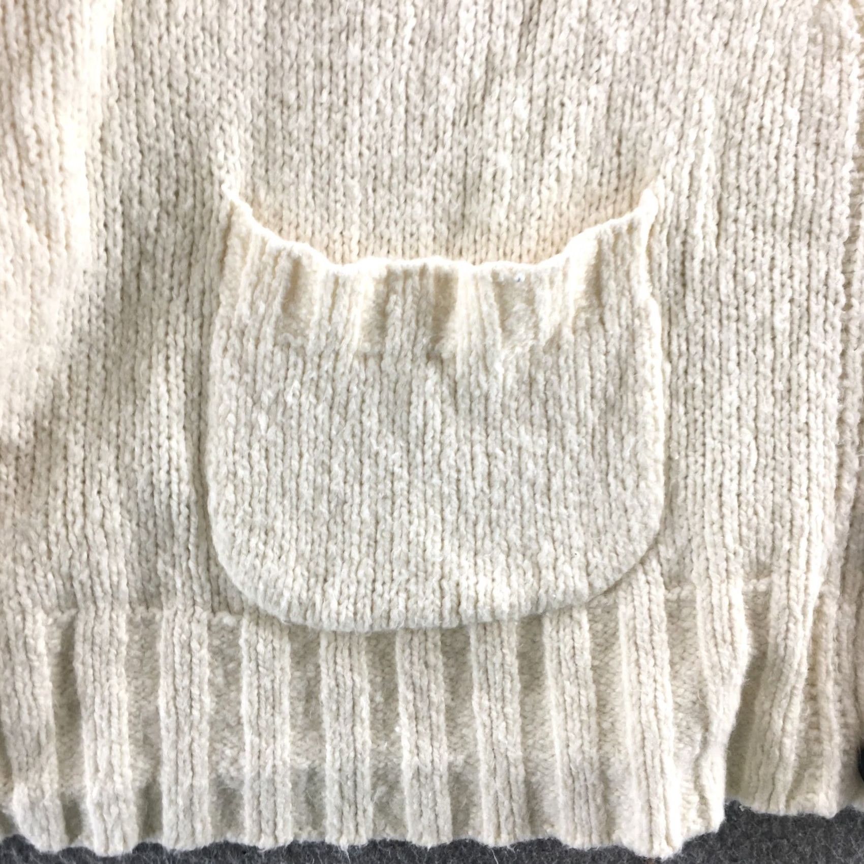 Vintage Arizona Jean Co Cardigan Sweater Womens XXL Cream Knit Long Sleeve V-Neck Casual Size XXL / US 16-18 / IT 52-54 - 4 Thumbnail