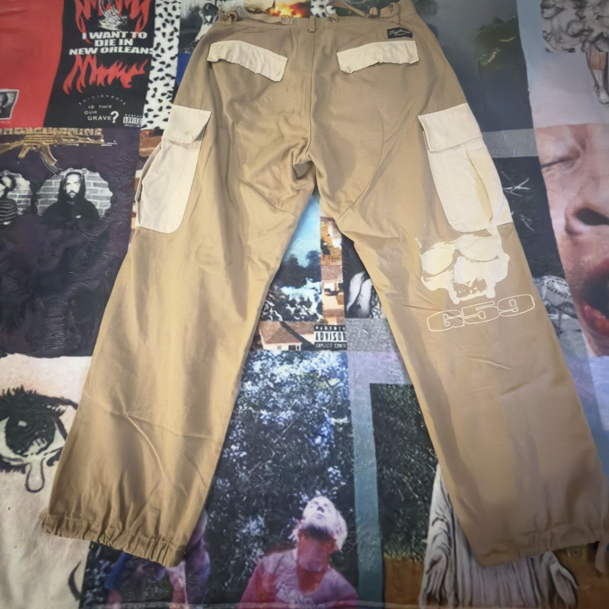 G59 Records G59 Logo Khaki Pants Size US 30 / EU 46 - 1 Thumbnail