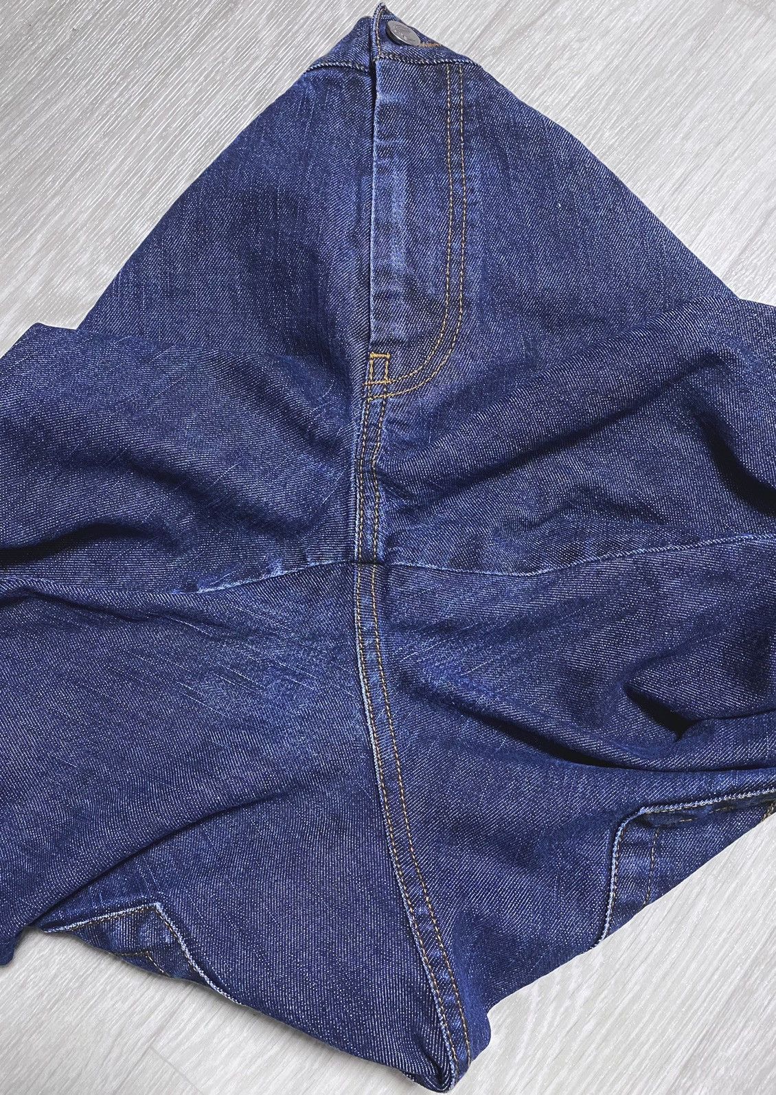 Versace Vintage Gianni Versace Sport Straight Cotton Navy Jean Denim Size US 34 / EU 50 - 25 Thumbnail