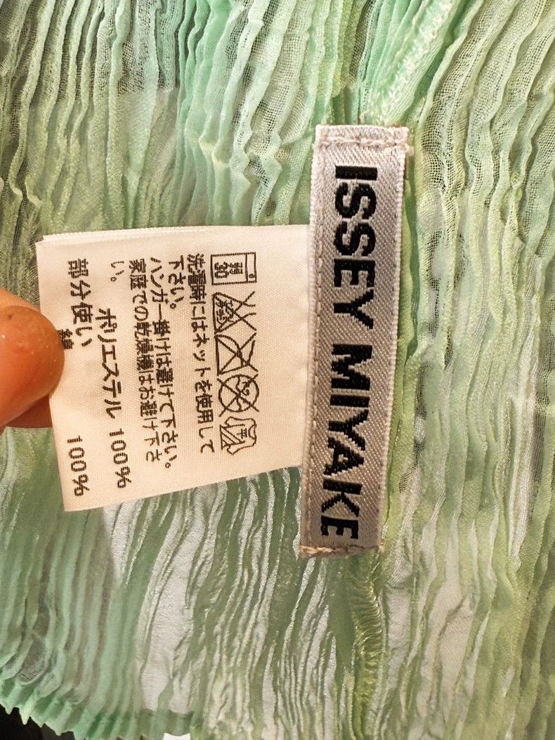 Issey Miyake issey miyake size:2 Light green pleated coat Size XXS / US 00 / IT 34 - 9 Thumbnail