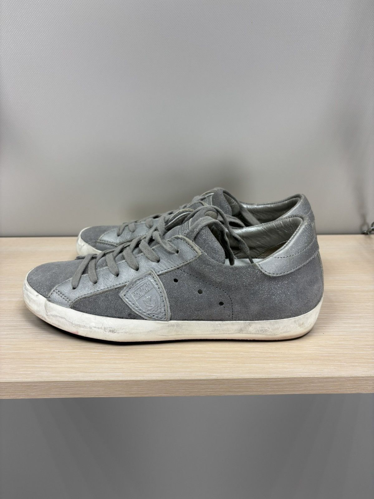 Philippe Model Womens sneakers Philippe Model Size 38 Color Gray Size US 8 / IT 38 - 4 Thumbnail
