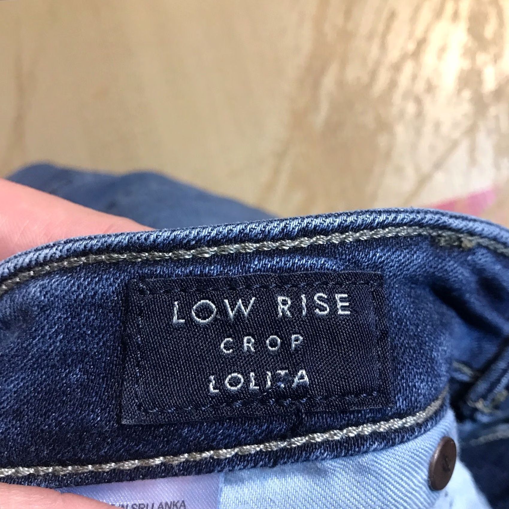 Lucky Brand Lucky Brand Jeans Cropped Slim Women 4 Inseam 25 Blue Denim 90s Bohemian Lolita Skinny Zipper Embroidered Logo Pocket Size 27" / US 4 / IT 40 - 6 Thumbnail