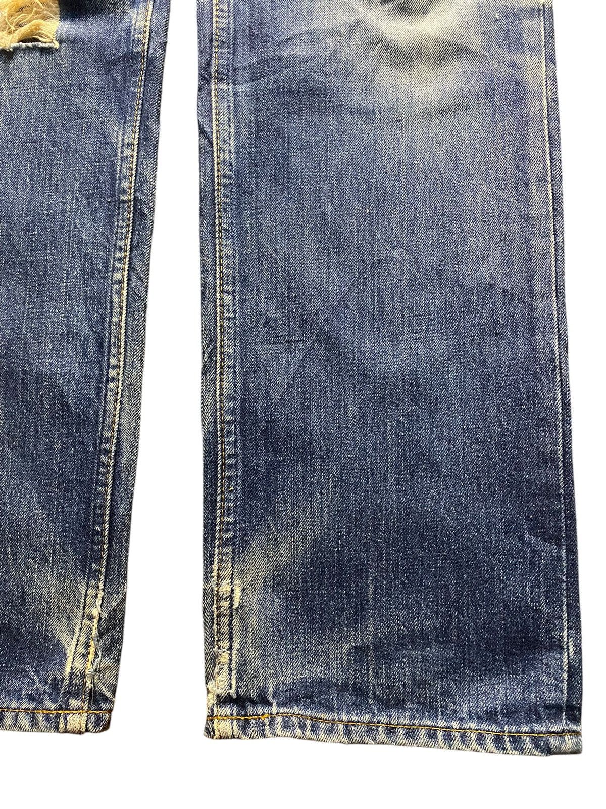 Levi's Vintage Clothing Vintage Levis 502 Mud Wash Ripped Loose Jeans Size US 30 / EU 46 - 10 Thumbnail