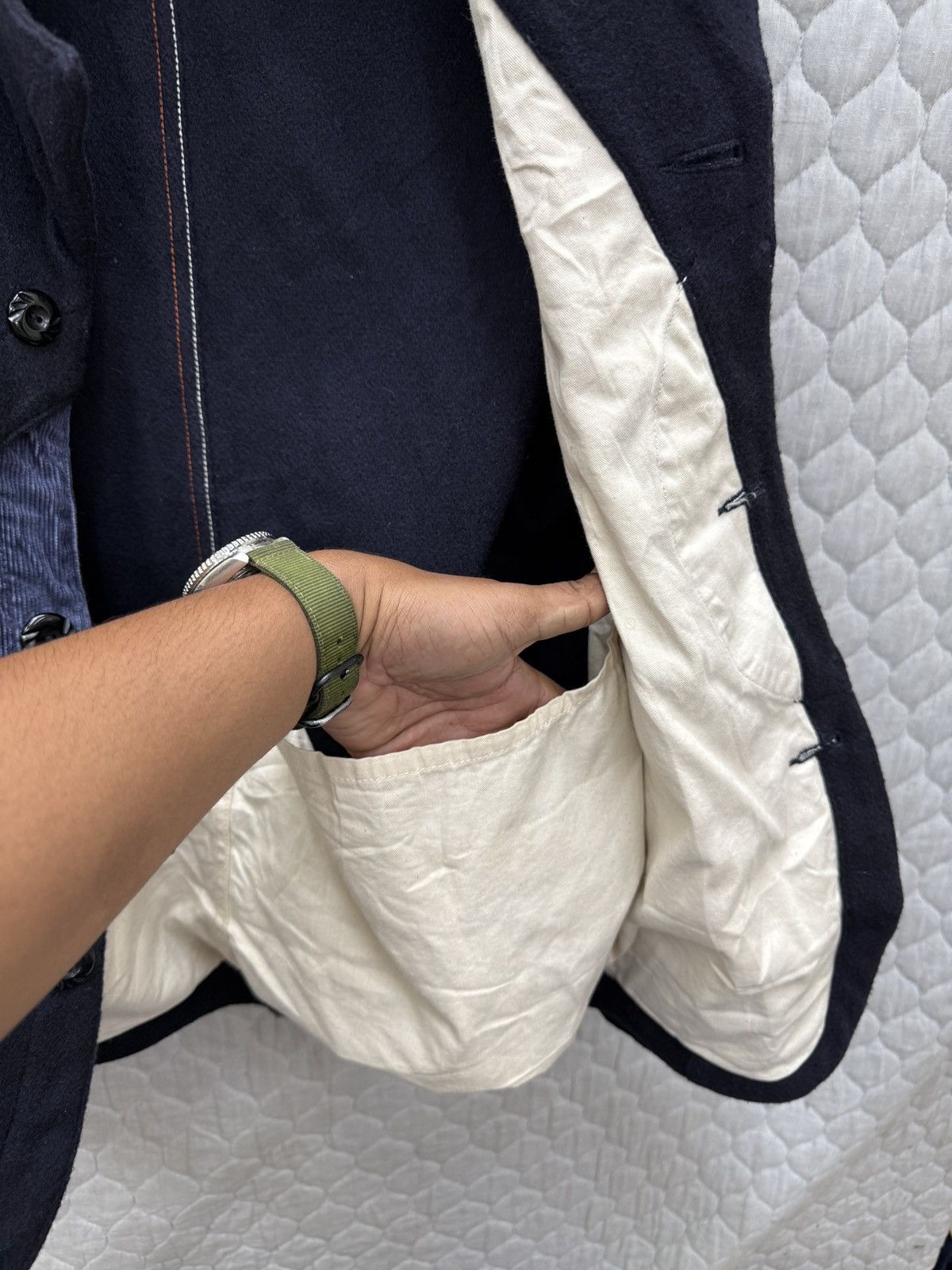 Sunny Sports 🔥🔥🔥ARCHIVE SUNNY SPORTS BLACK BLUE WOOL JACKET Size US M / EU 48-50 / 2 - 13 Thumbnail