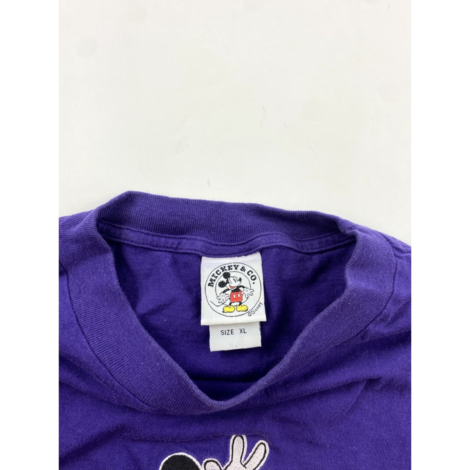Disney VINTAGE Mickey Mouse Shirt Men’s XL Purple Short Sleeve Size US XL / EU 56 / 4 - 3 Thumbnail