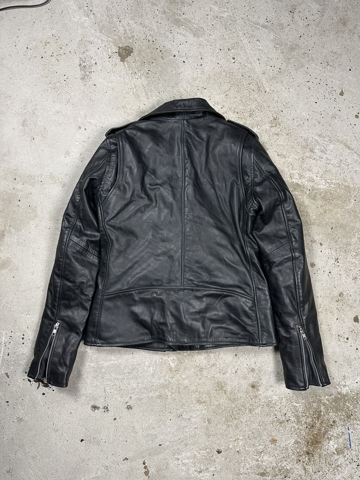Other Vintage Y2K Ramones Black Moto Biker Leather Jacket Heavy Size US S / EU 44-46 / 1 - 2 Thumbnail