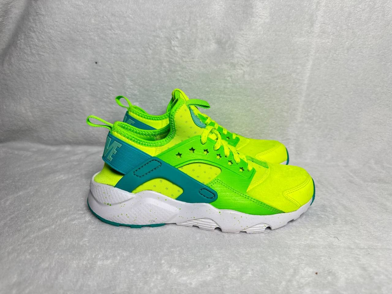 Nike Air Huarache Run Ultra Db Volt Hyper Jade Shoes in Green, Women's (Size 7)