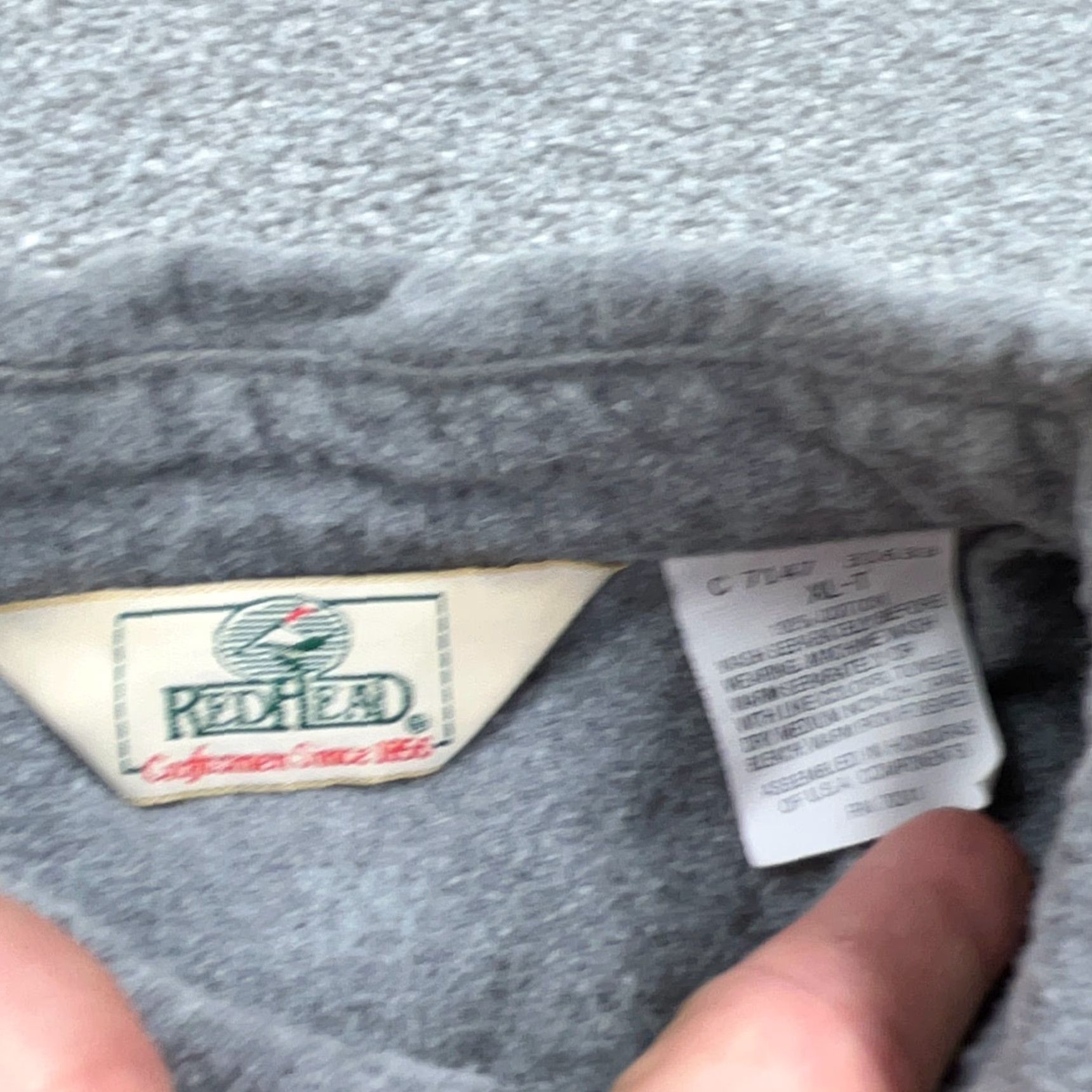 Vintage VINTAGE RedHead Shirt Men XL Gray Button Up Chamois Cloth Thick Heavy Camp Y2K Size US XL / EU 56 / 4 - 5 Thumbnail