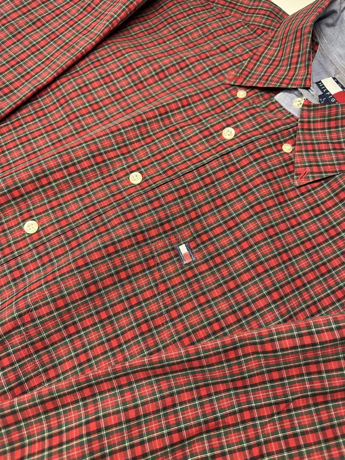 Tommy Hilfiger Tommy Hilfiger Red Checked Long Sleeve Shirt Size US L / EU 52-54 / 3 - 5 Thumbnail