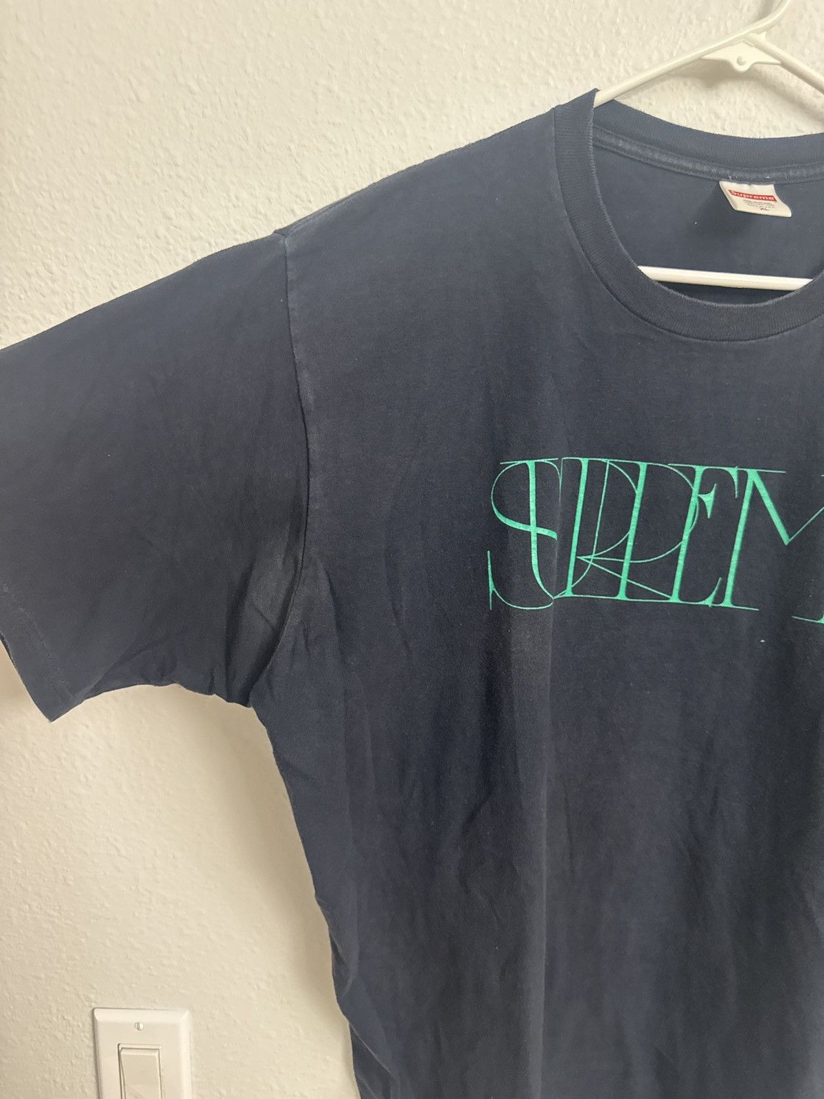 Supreme Supreme Trademark Tee Navy XL Size US XL / EU 56 / 4 - 3 Thumbnail
