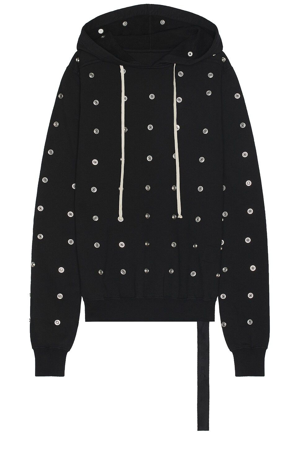 Rick Owens Drkshdw Granbury Organic Fleece Press Stud Button Hoodie SS24 Lido Size US S / EU 44-46 / 1 - 14 Thumbnail