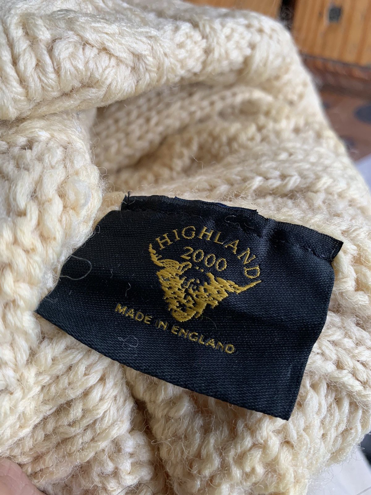 Japanese Brand HIGHLANDS MADE IN ENGLAND KNIT CROCHET BRITISH WOOL BEANIE Size ONE SIZE - 9 Thumbnail