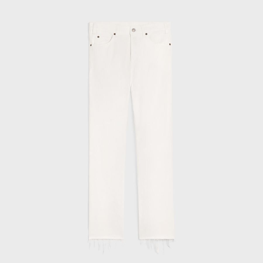 Celine o1loc1c1124 Pants in White Size 30" / US 8 / IT 44 - 1 Thumbnail