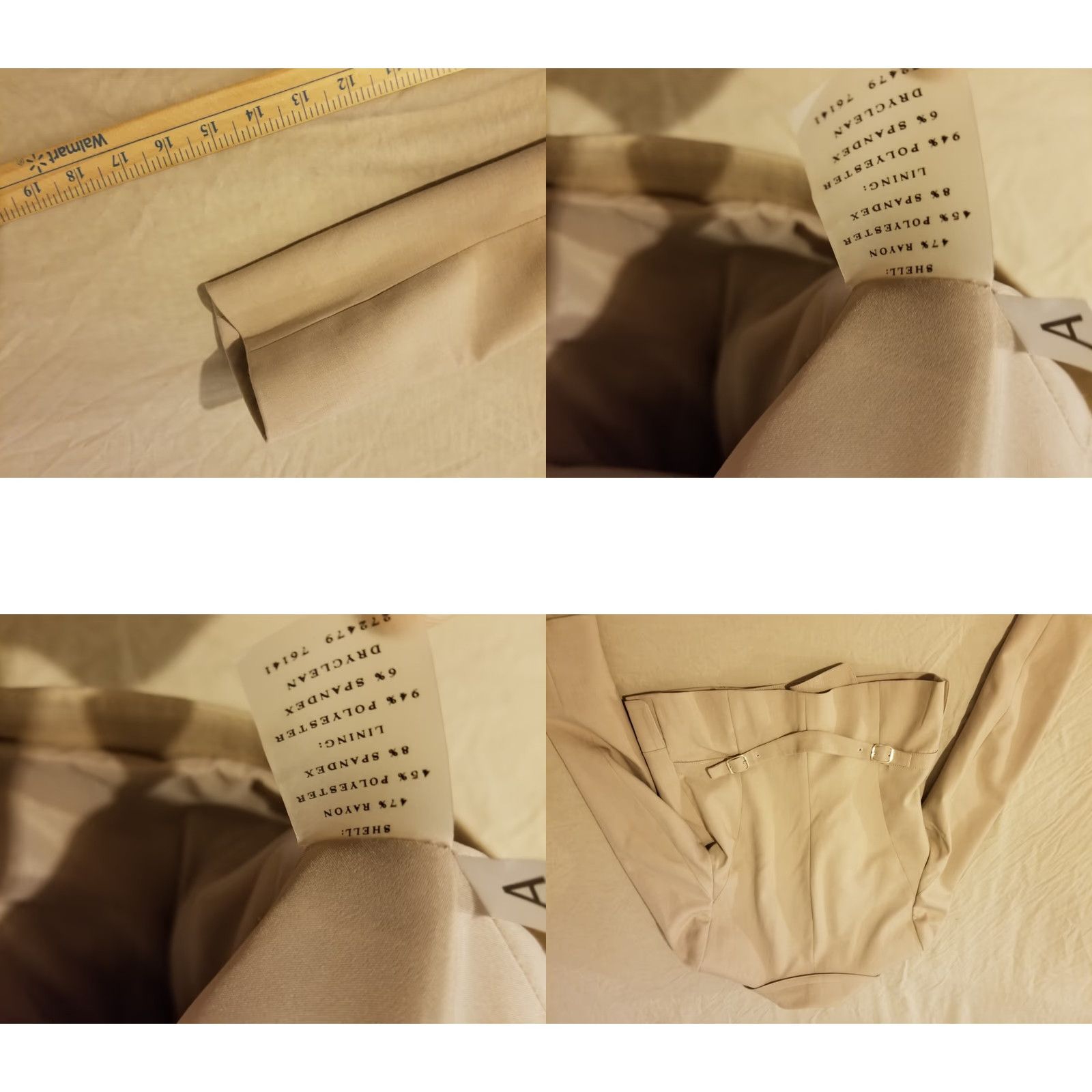 Ann Taylor VINTAGE Ann Taylor Jacket Women 6 Beige Basic Jacket Size M / US 6-8 / IT 42-44 - 8 Thumbnail