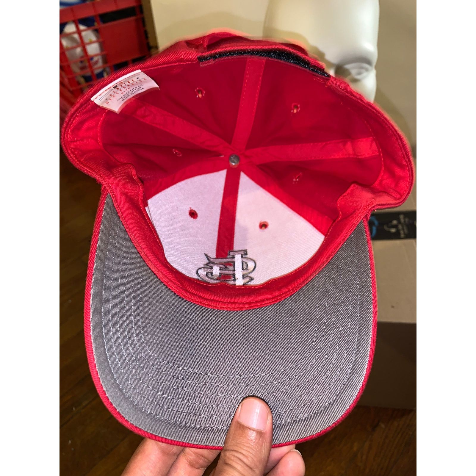 MLB St Louis Cardinals Hat Red Adjustable MLB Baseball Cap Size ONE SIZE - 6 Thumbnail