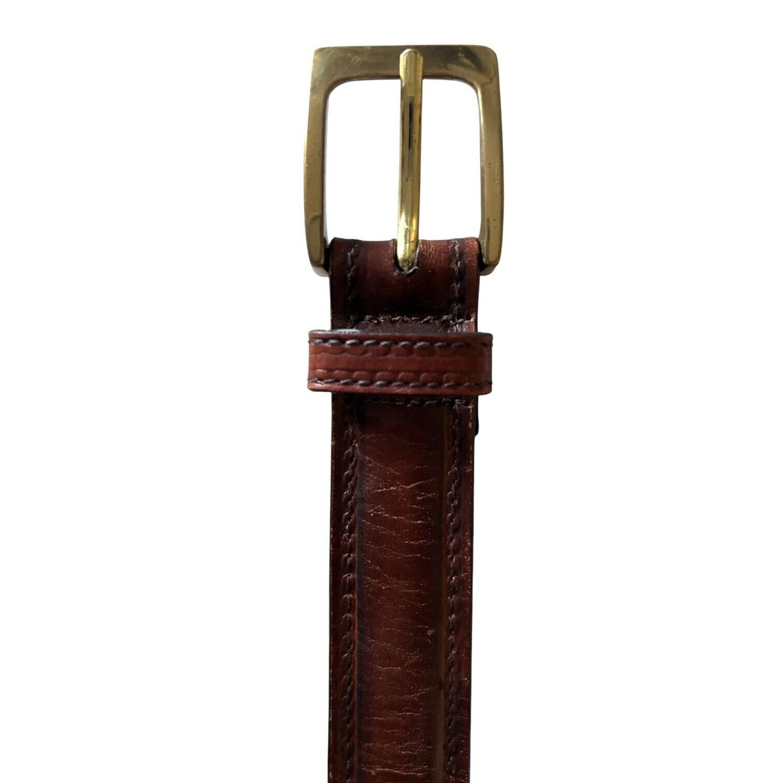 Neiman Marcus Neiman Marcus Brown Leather Handfinished Veal Sides Belt 36 Size 36 - 6 Thumbnail