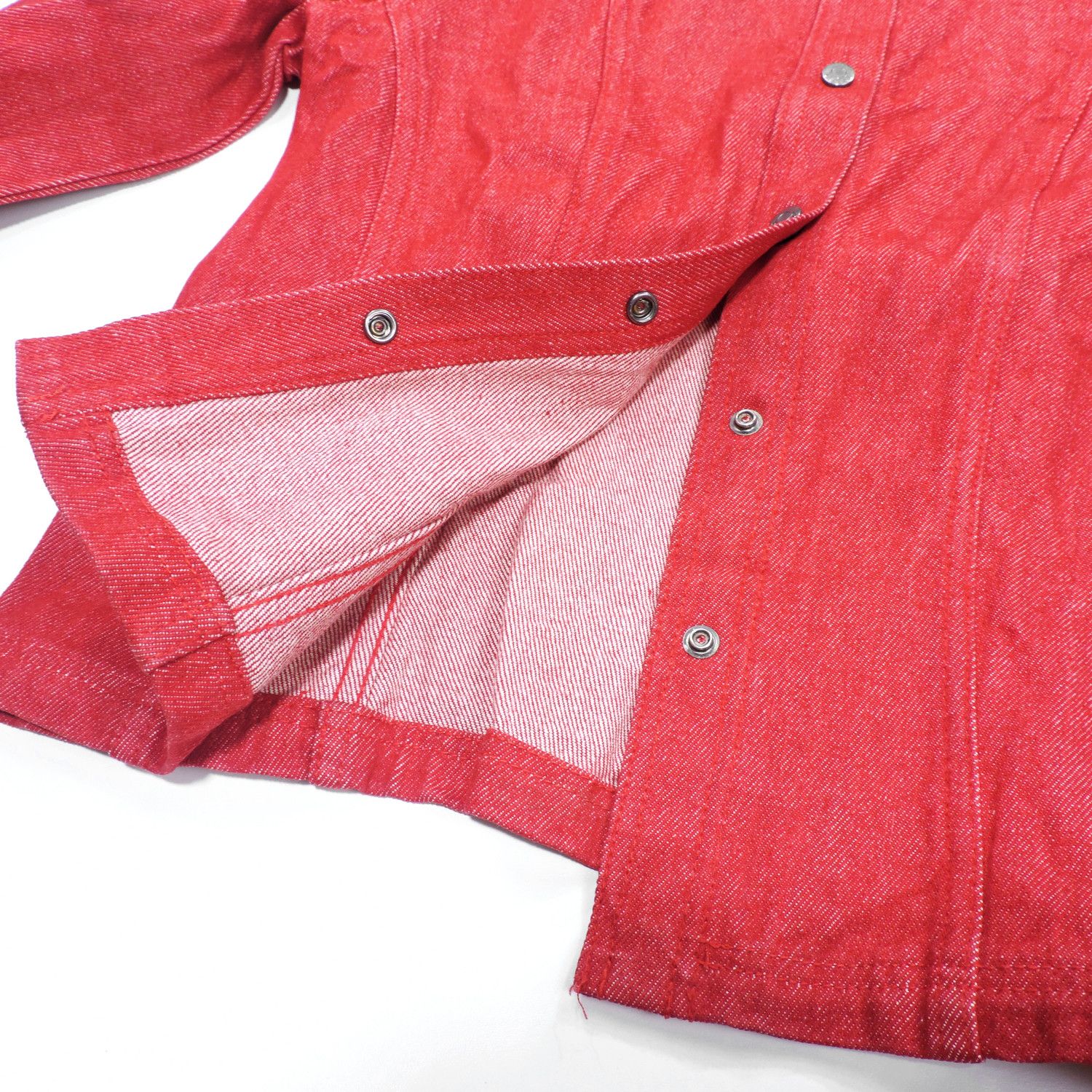 Gucci GUCCI BY TOM FORD RED DENIM JACKET Size M / US 6-8 / IT 42-44 - 11 Thumbnail