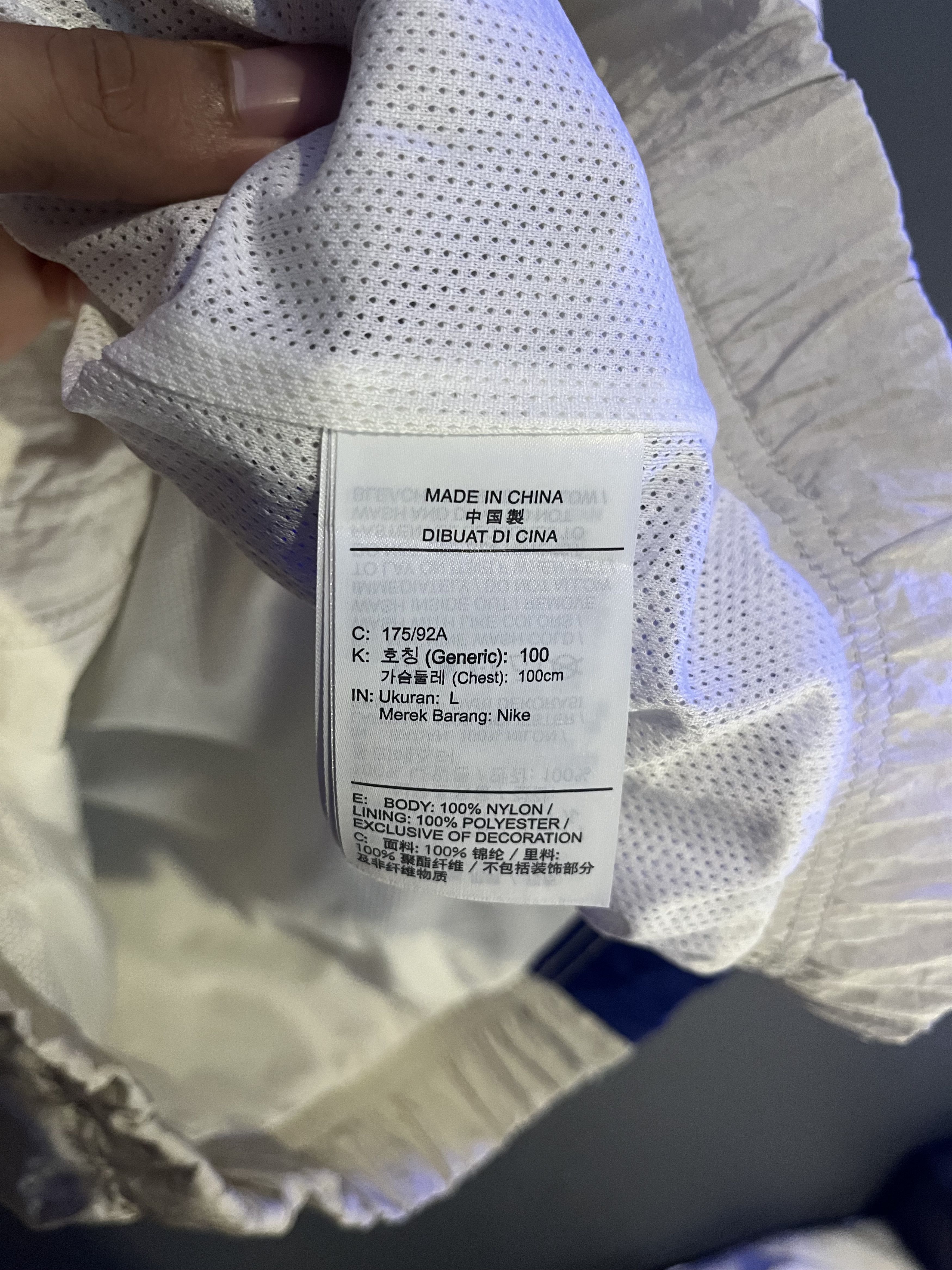 Nike Windbreaker Nike Trademark Size US L / EU 52-54 / 3 - 3 Thumbnail
