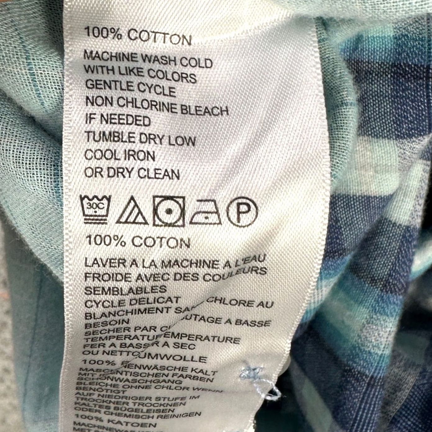 Tommy Bahama Tommy Bahama Shirt Mens Large Blue White Plaid Button Down Long Sleeve Casual Size US L / EU 52-54 / 3 - 6 Thumbnail