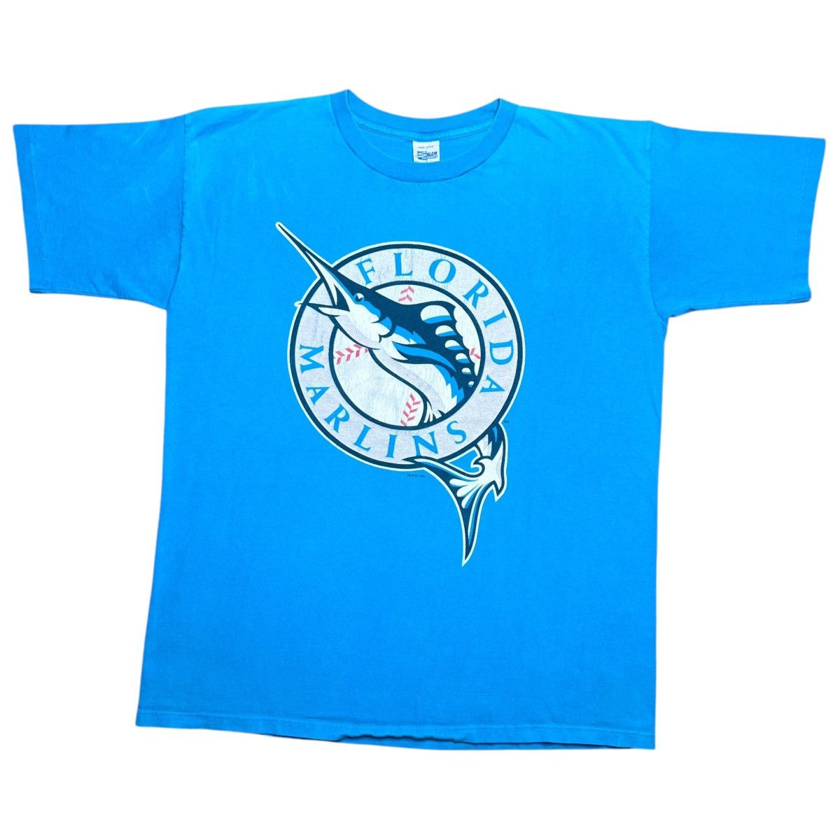 Salem Sportswear Vtg 1993 MLB Florida Marlins Salem Sportswear Graphic Tee Size US L / EU 52-54 / 3 - 1 Thumbnail