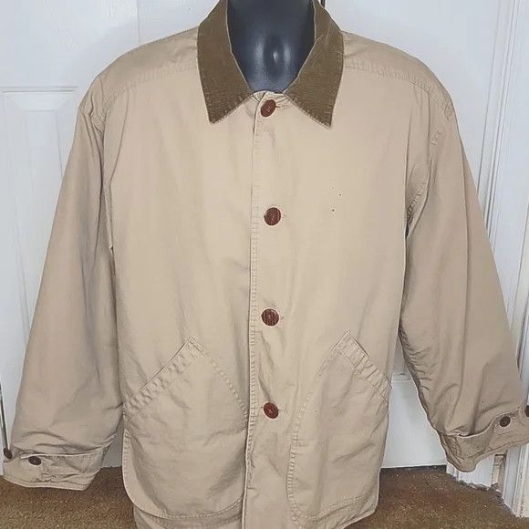 J.Crew J. Crew Vintage Khaki/ Beige Barn Jacket - Blanket Lined Size US M / EU 48-50 / 2 - 1 Thumbnail