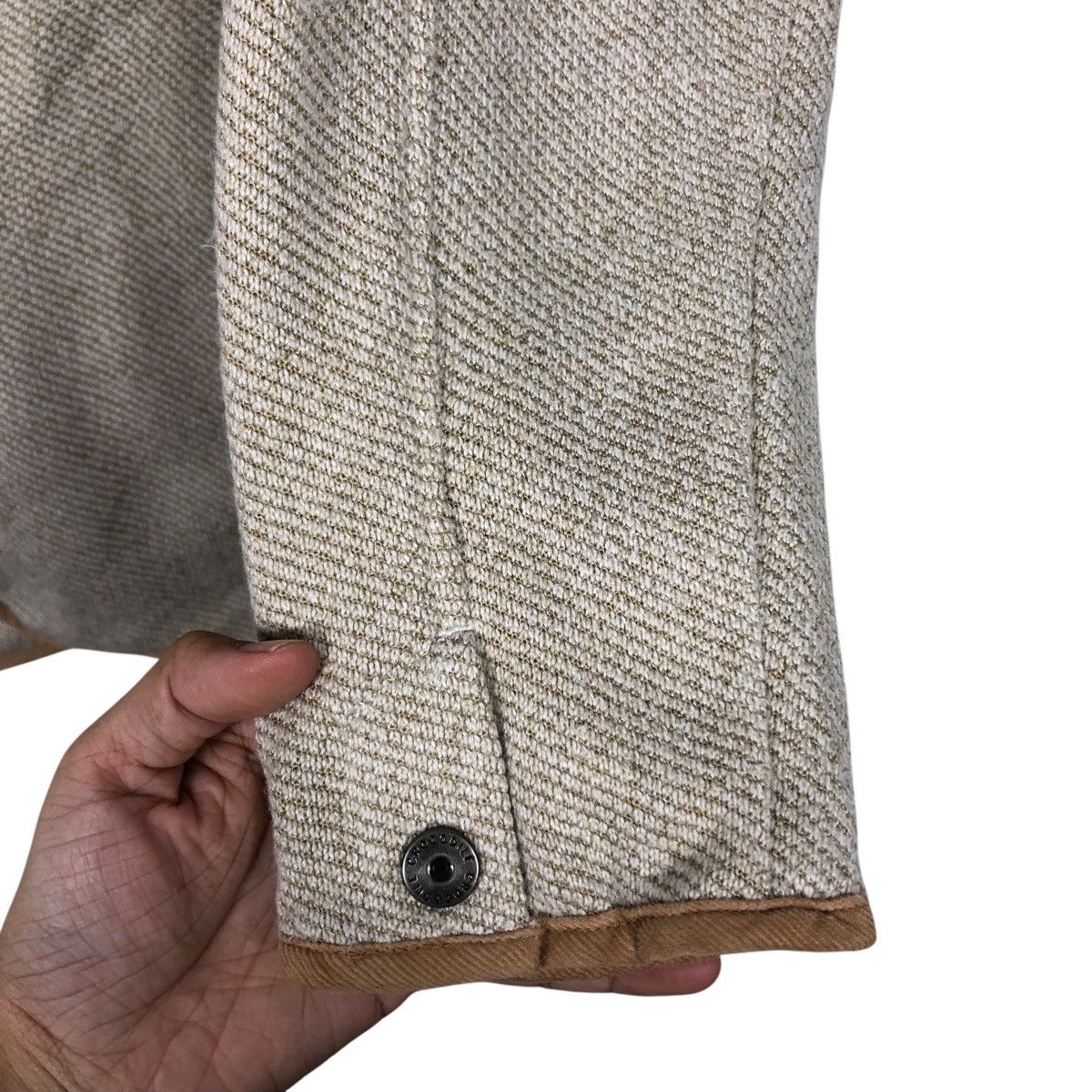Japanese Brand 📌Vintage Wool Chore Jacket Button Crocodile Size US L / EU 52-54 / 3 - 16 Thumbnail