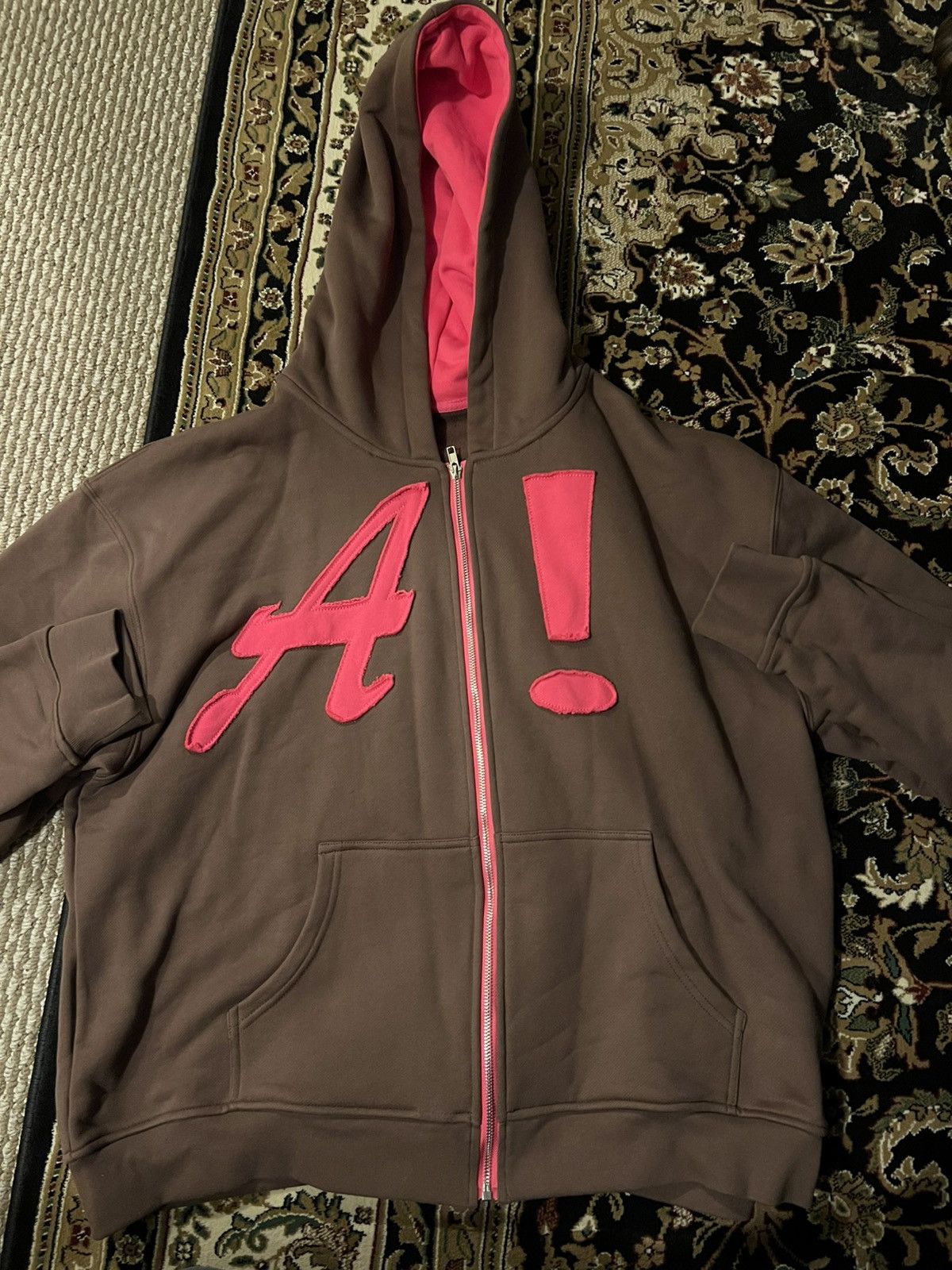 ANTHRAC!TE Big Letter Zip up