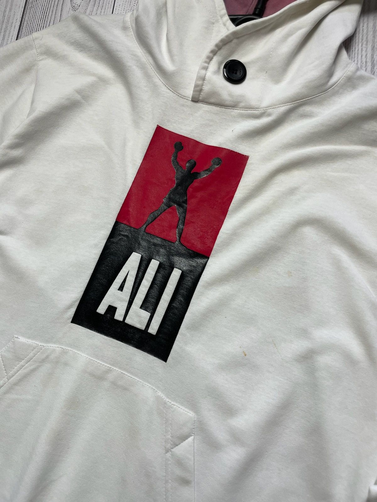 Vintage Vintage Muhammad Ali hoodie logo white size L Size US L / EU 52-54 / 3 - 2 Thumbnail