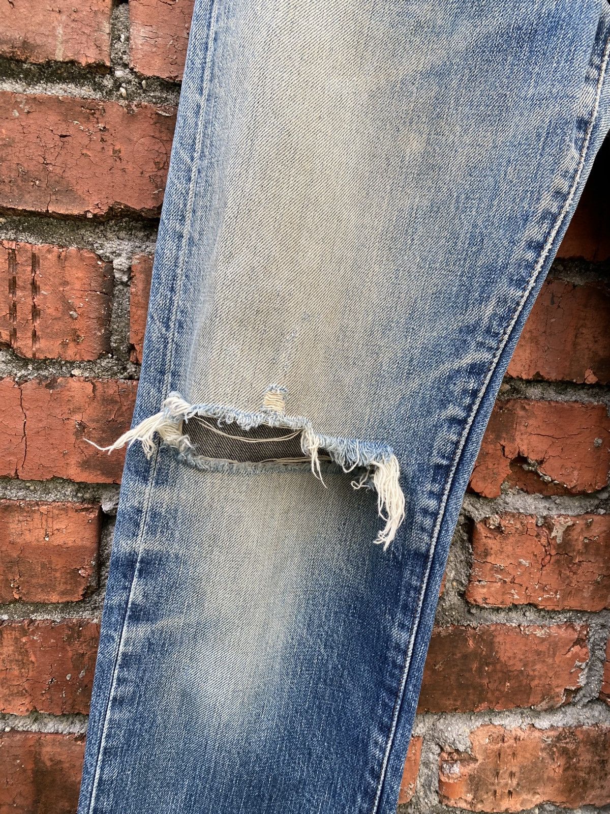 Levi's Vintage Clothing W29x29.5 Vintage levi's 502xx redline distressed Size US 29 - 5 Thumbnail