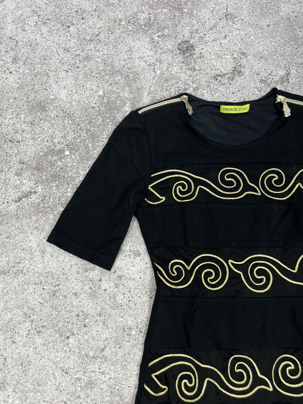 Versace Jeans Couture Versace Jeans Mini Dress Black Size M / US 6-8 / IT 42-44 - 5 Thumbnail