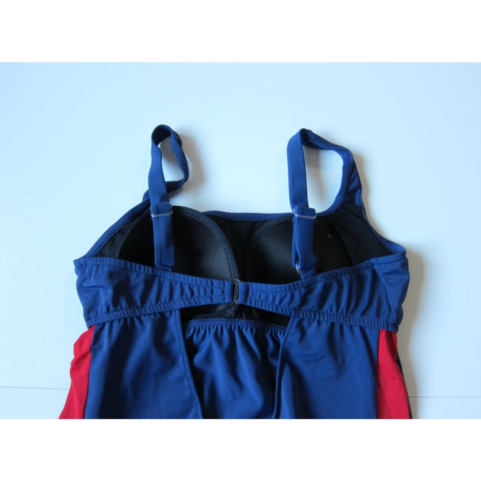 Vintage Prego Blue Red Padded Pregnancy One Piece Swimsuit Women's Size Medium Size ONE SIZE - 7 Thumbnail