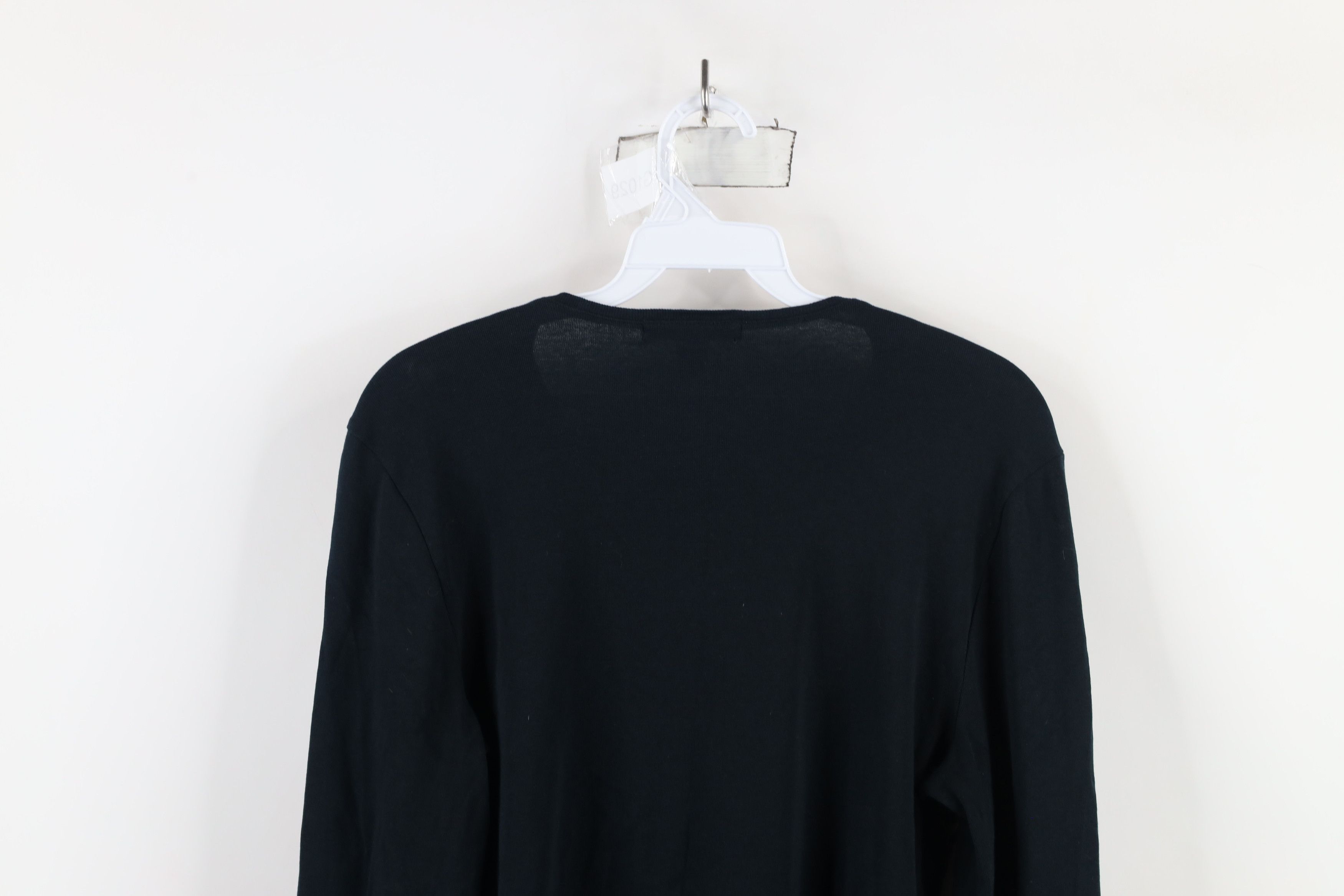 Ralph Lauren × Vintage Vintage 90s Ralph Lauren Cotton Knit Long Sleeve T-Shirt Size L / US 10 / IT 46 - 8 Thumbnail