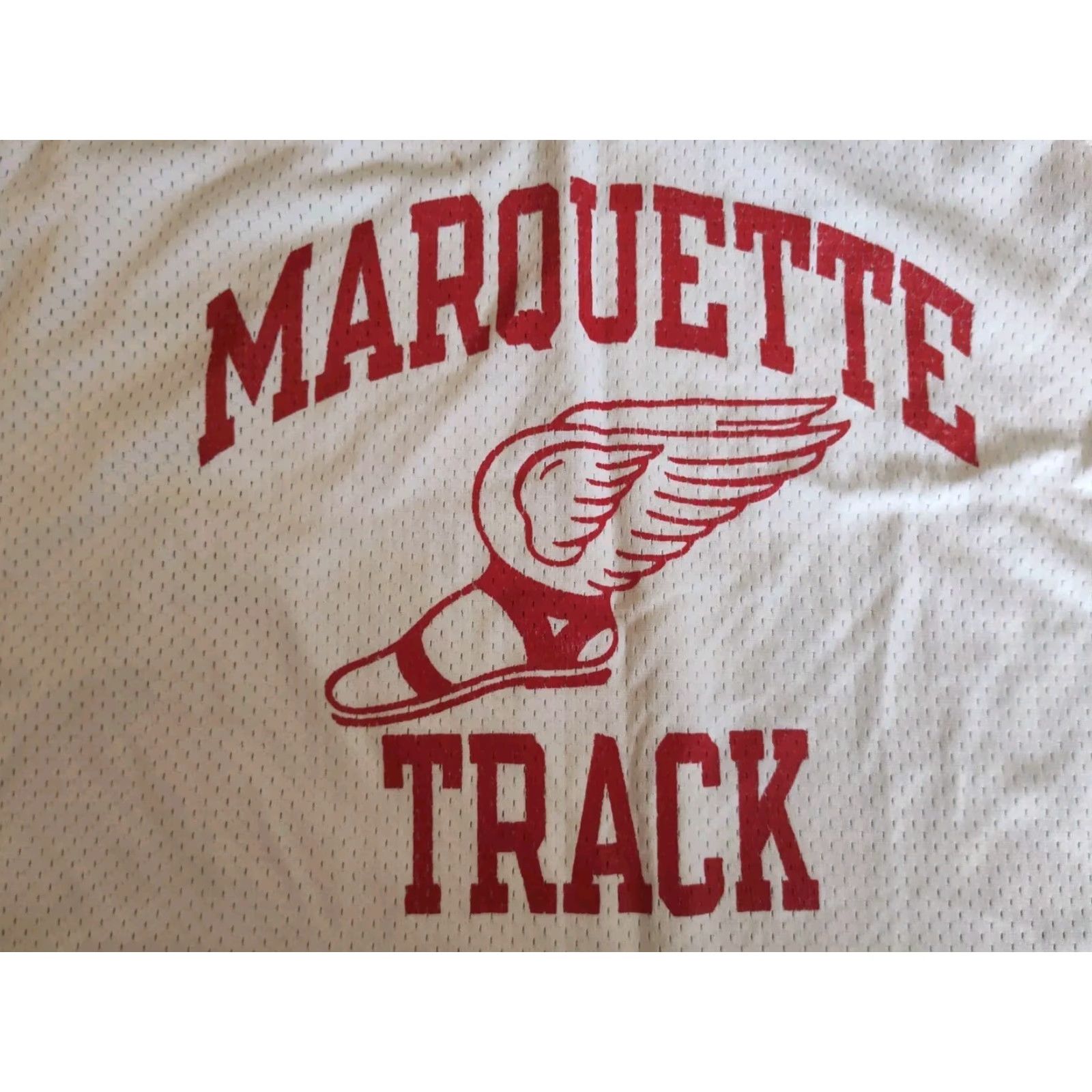 Champion VINTAGE 1980s Champion Women's Track Jersey Women Size 18 Sleeveless Red & White High School Athletic Size XXL / US 16-18 / IT 52-54 - 3 Thumbnail
