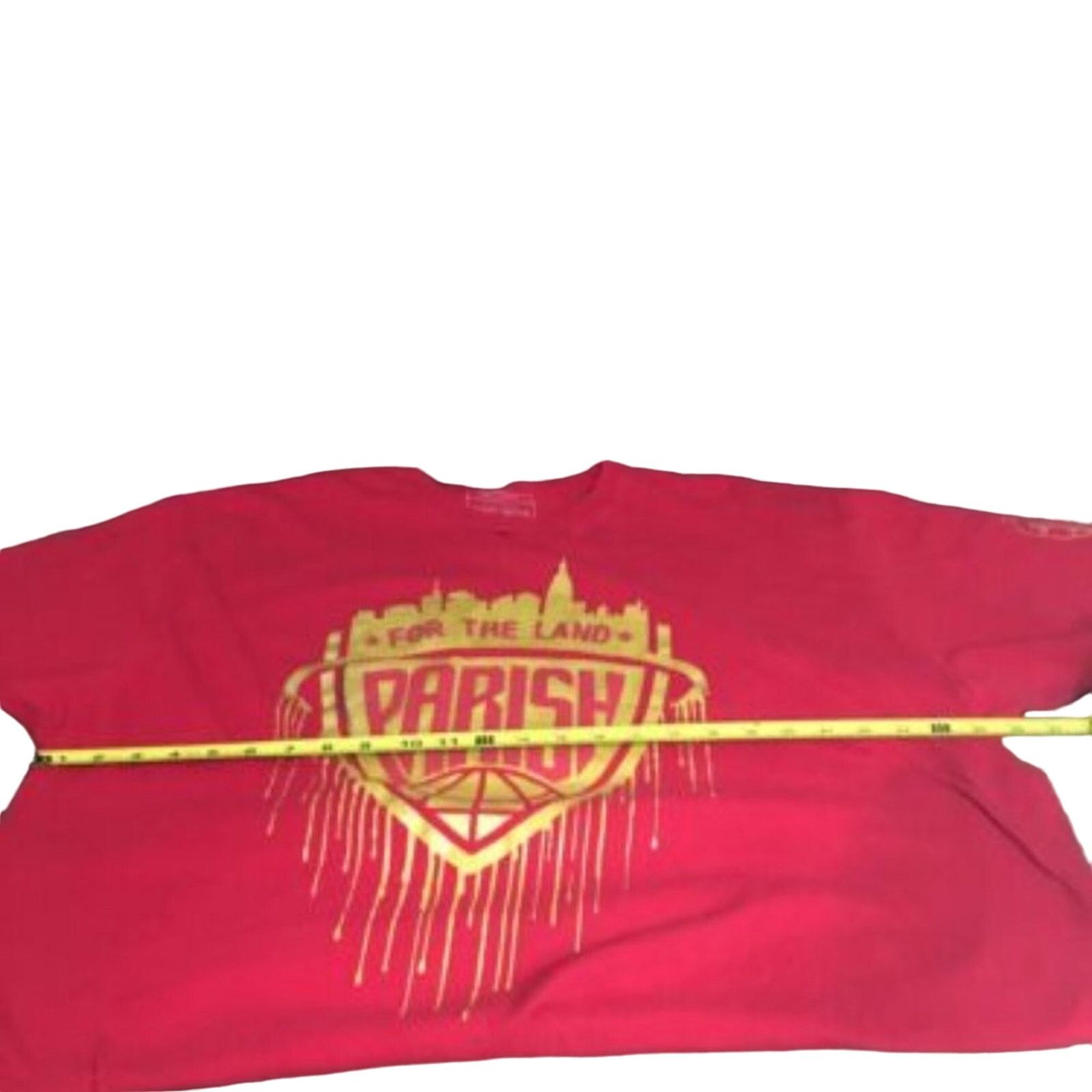 Parish Nation Parish Nation Mens T-Shirt3XL Red “For The Land “ Size US XXL / EU 58 / 5 - 6 Thumbnail