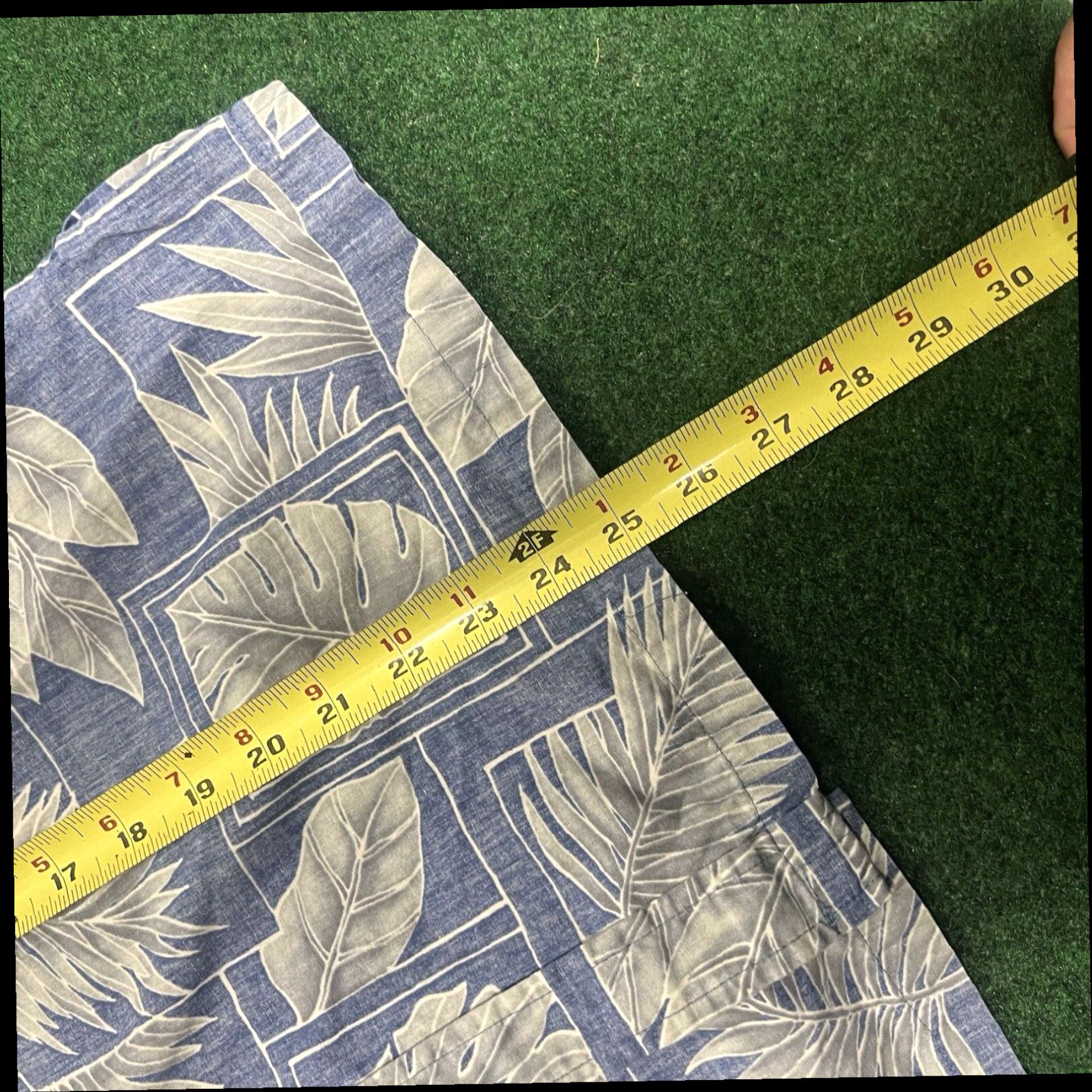 Vintage COOKE STREET Men's Size M Print Blue Hawaiian Shirt Cotton Summer Beach Palms Size US M / EU 48-50 / 2 - 6 Thumbnail