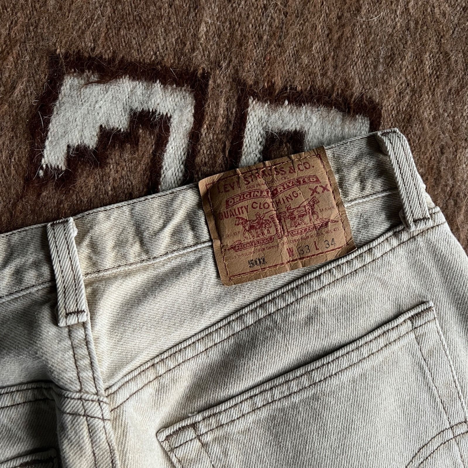 Levi's Levi’s 501 USA Made Vintage Denim Jeans 9804AC Size US 33 - 8 Thumbnail