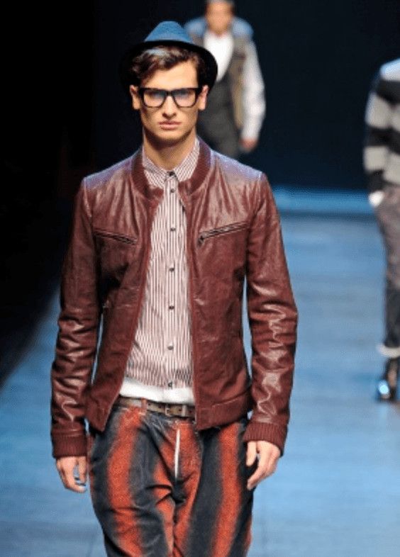 Dolce & Gabbana AW2011 Dolce & Gabbana Bordeaux Red Leather Jacket Size US L / EU 52-54 / 3 - 2 Thumbnail