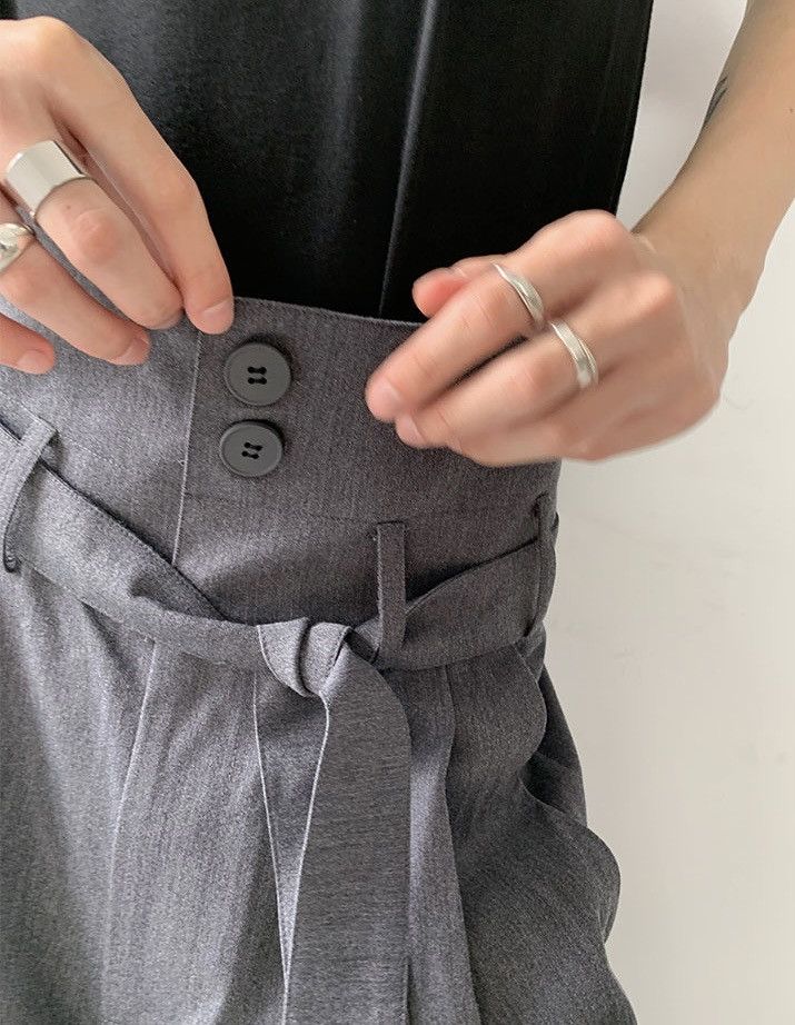 Japanese Brand × Vintage Cleanfit retro folded flap high waisted pleated pants Size US 28 / EU 44 - 5 Thumbnail