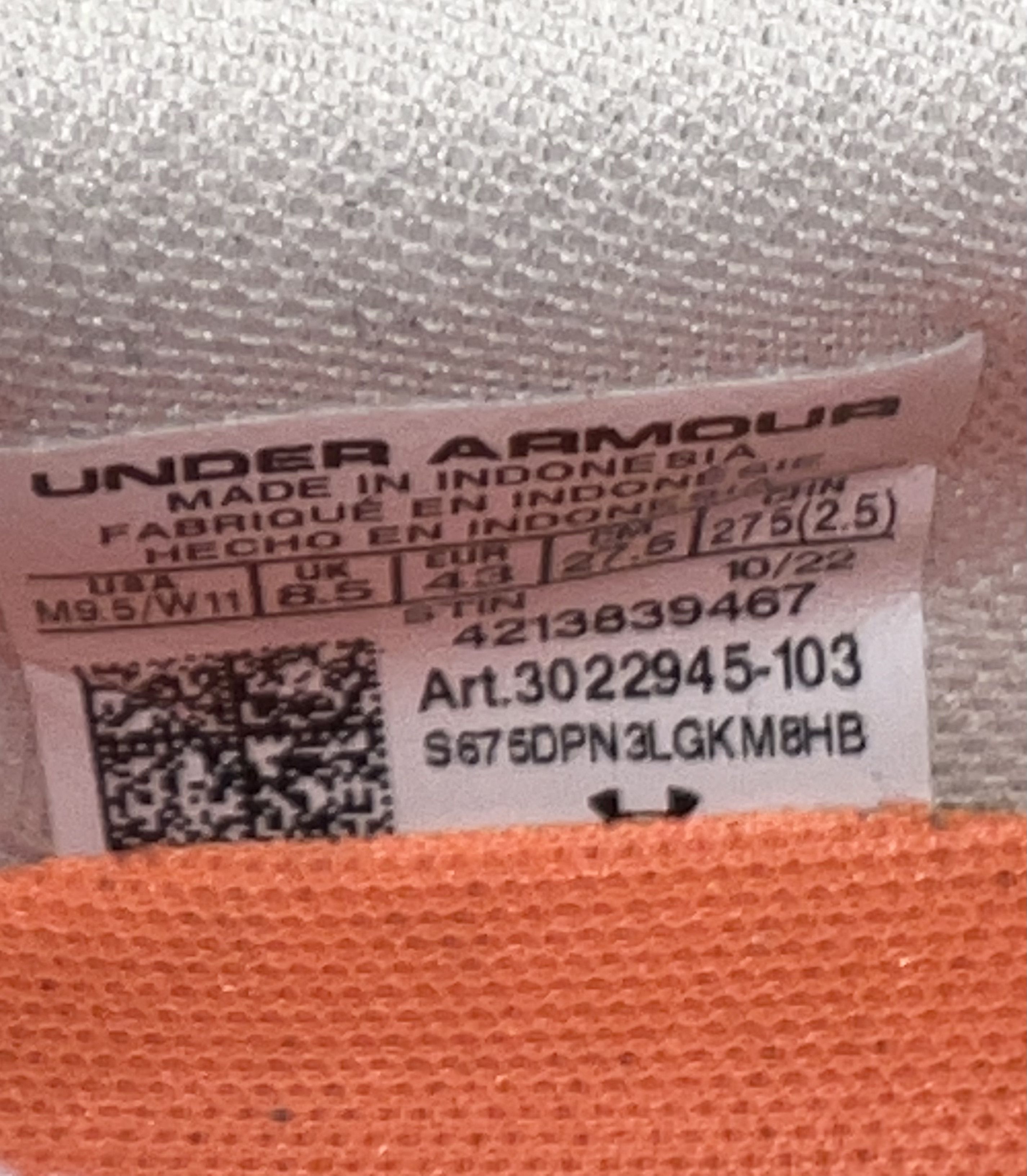 Under Armour Under Armour HOVR Summit FT Cuff Fog Orange Tropic Men's 9.5 Size US 9.5 / EU 42-43 - 11 Thumbnail
