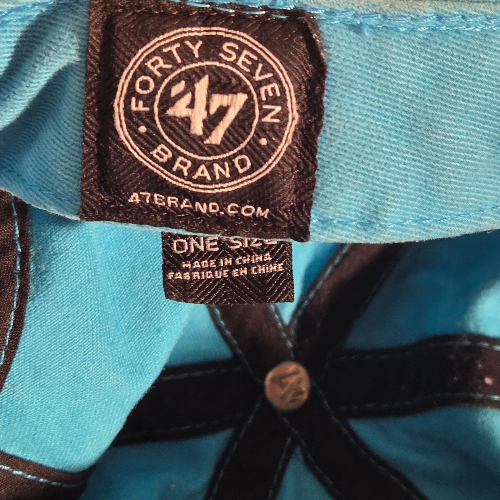 47 Brand Super Bowl XLVIII Sky Blue '47 Brand Adjustable Cap Size ONE SIZE - 4 Thumbnail