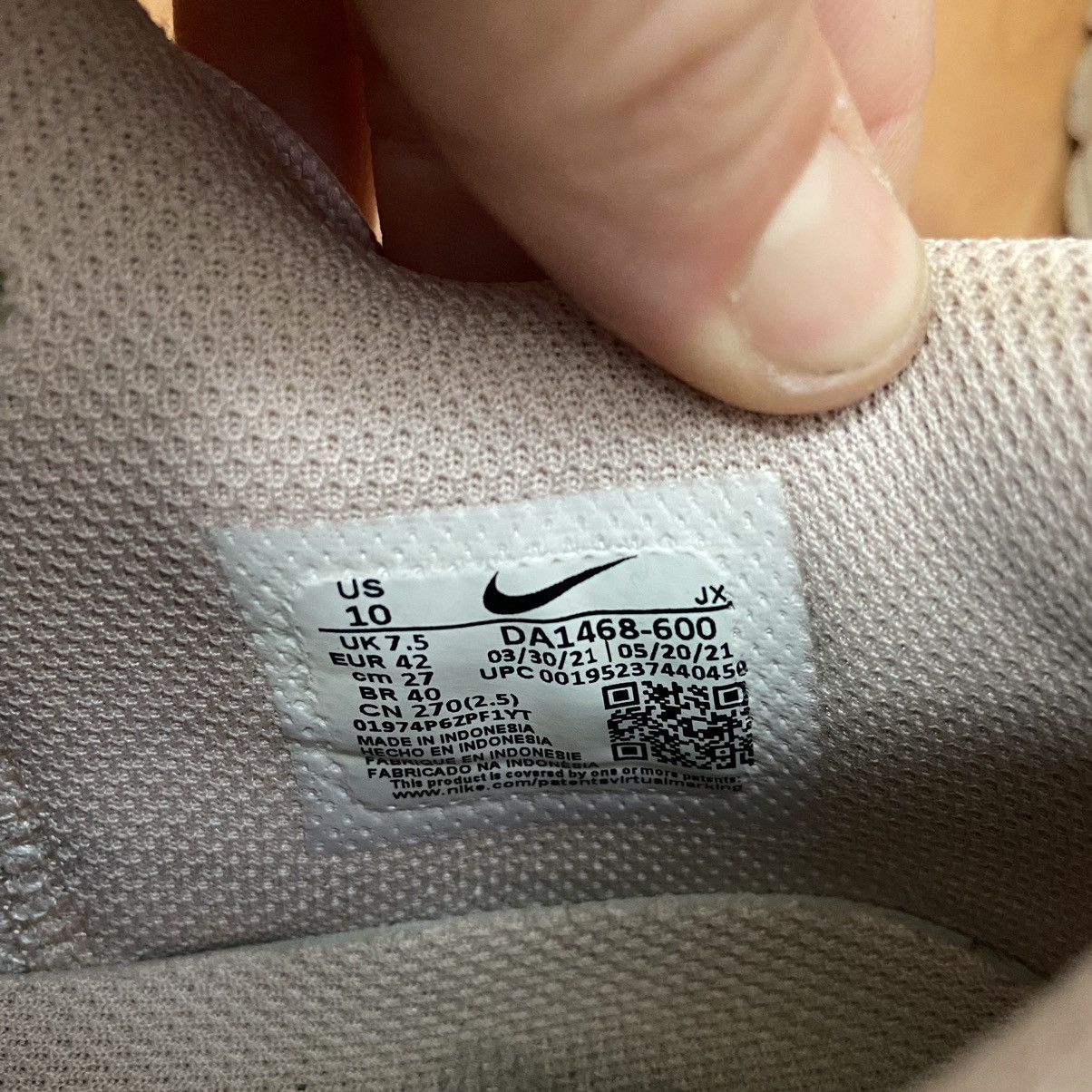Nike Nike Women’s Crater Remixa Distressed Sneakers Size 10 Size US 10 / IT 40 - 10 Thumbnail