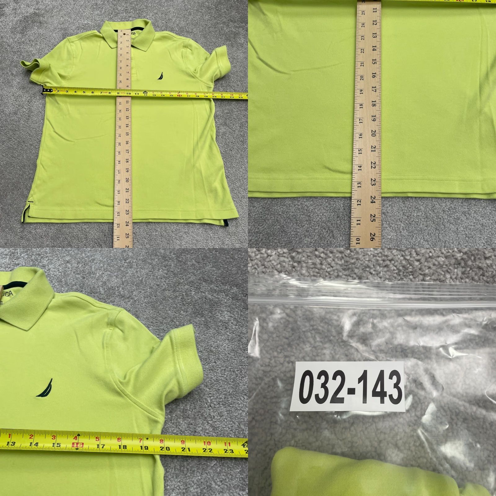Nautica Nautica Polo Shirt Mens Small Green 100% Cotton Short Sleeve Golf Tennis Stretch Short Sleeve Polo Mens Green Regular Classic Sports Size US S / EU 44-46 / 1 - 8 Thumbnail