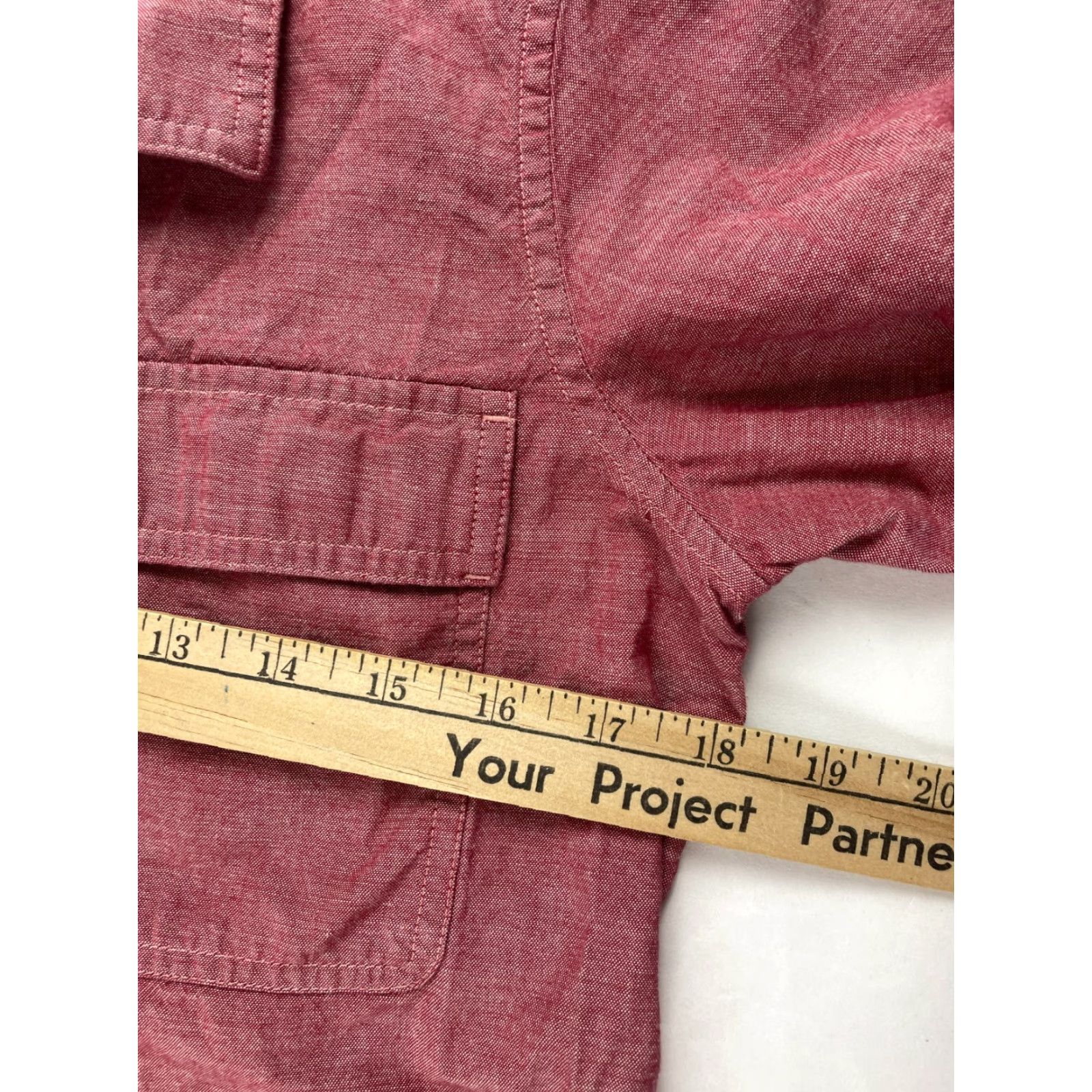 Patagonia Patagonia Shirt Women's 10 Mauve Long Sleeve Button-Up, Flap Pocket, 100% Cotton, Regular, Red, Breathable, Pockets, Modern Size L / US 10 / IT 46 - 5 Thumbnail