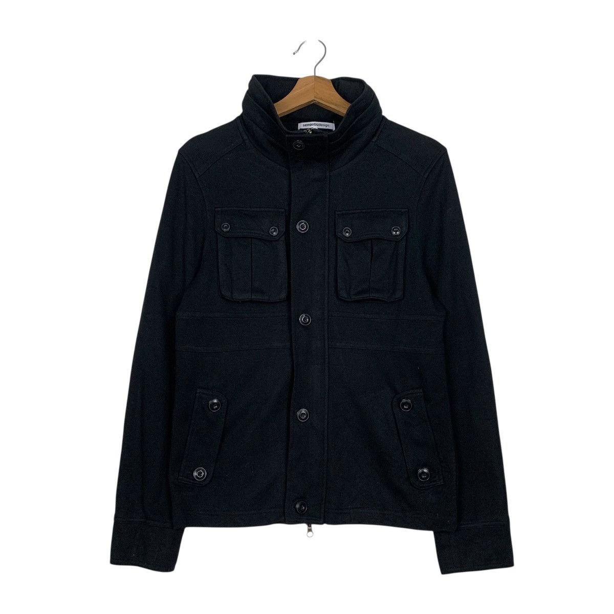 semanticdesign Sematic Design Black Casual Jacket Size US S / EU 44-46 / 1 - 1 Thumbnail