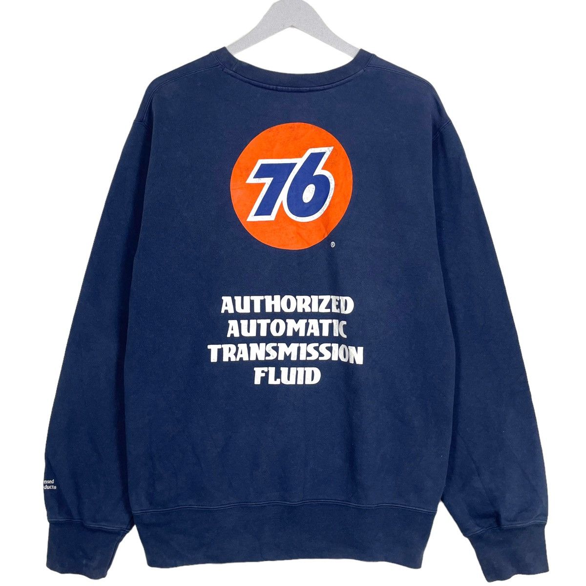 Hein Gericke × Japanese Brand × Kadoya 💥VTG 76 LUBRICANT PERFOMANCE BIG LOGO CREWNECK Size US L / EU 52-54 / 3 - 1 Thumbnail