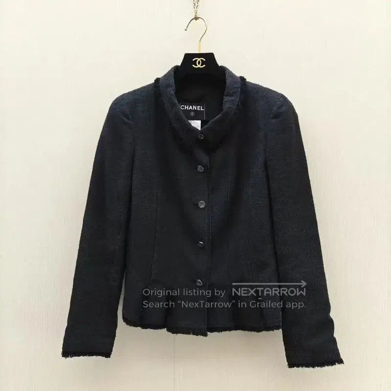 Chanel Chanel Black Silk Jacket for Women . Size S / US 4 / IT 40 - 1 Thumbnail